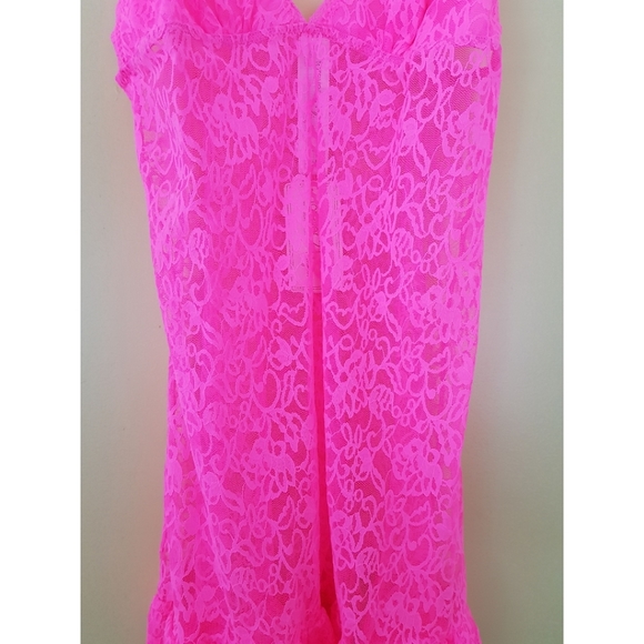 Forever 21 Lace Pink Chemise Lingerie - Picture 4 of 15